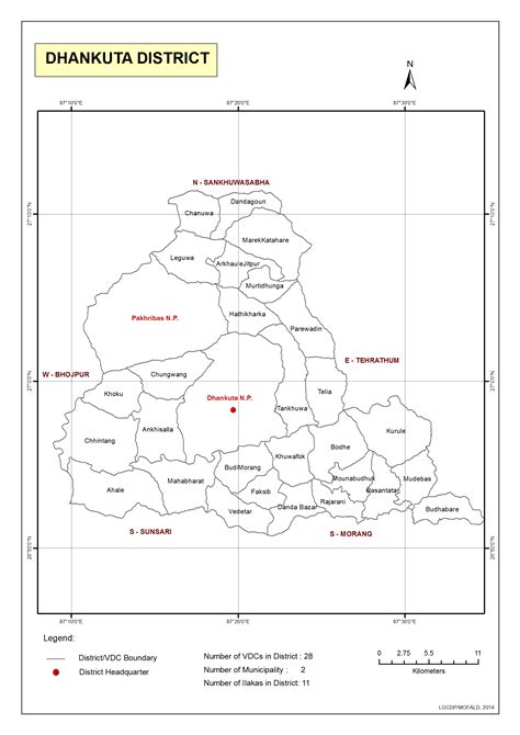 GIS District Map | Local Governance and Community Development Programme (LGCDP) - II