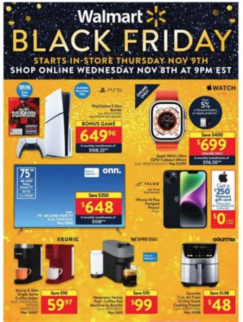 Walmart Canada Black Friday 2023 Sale Starting ONLINE Today at 9:00 pm - Canadian Freebies ...