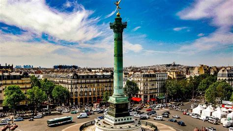 A Walk Around Place de la Bastille, Paris - YouTube