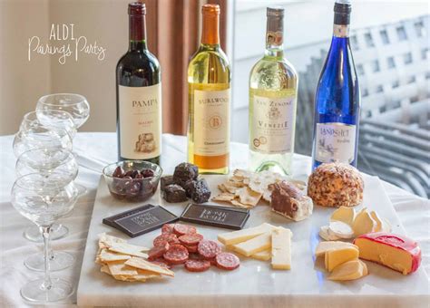 ALDI Pairings Party {wine & cheese & chocolate, oh my} - Sweetphi