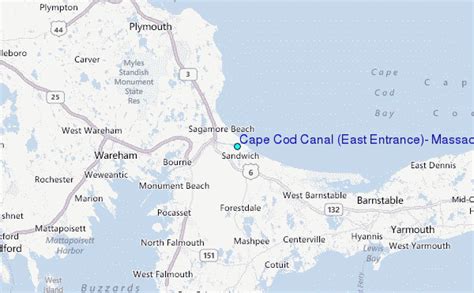 Cape Cod Canal (East Entrance), Massachusetts Tide Station Location Guide