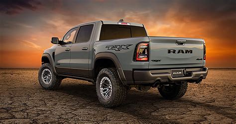 2021 Ram 1500 TRX Launch Edition rear 3/4 - The Fast Lane Truck