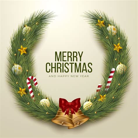 Christmas Wreath Background 12985174 Vector Art at Vecteezy