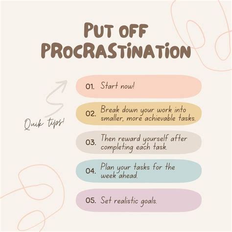 Put off procrastination procrastination quotes how to stop ...