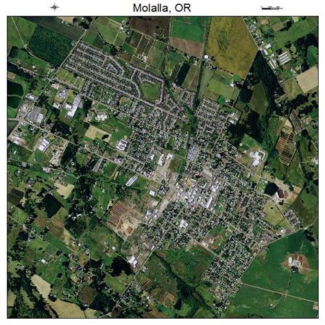 Aerial Photography Map of Molalla, OR Oregon