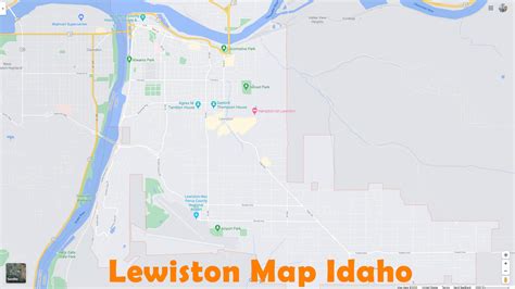 Lewiston, Idaho Map