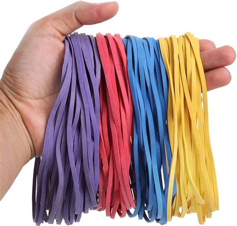 Mr. Pen - Multicolor Large Rubber Bands Pack of 120 for Office Supply ...