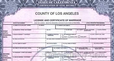 Getting Certified Copies of California Marriage Certificate