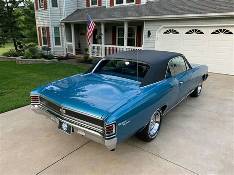 1967 Chevelle Ss Marina Blue - Professionally restored with no expense ...