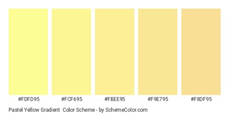 Pastel Yellow Gradient Color Scheme » Khaki » SchemeColor.com