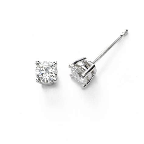 .20 Carat Diamond Stud Earrings, SI2 14K White Gold – Fortunoff Fine Jewelry