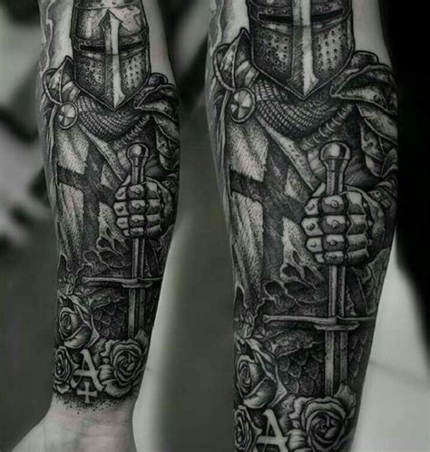 Pin on Knights Templar Tattoos