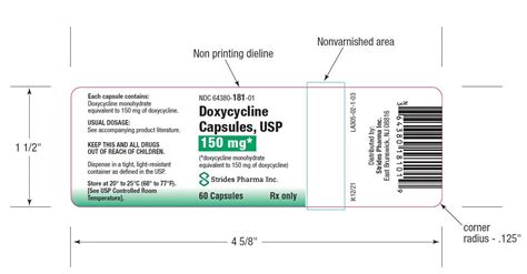 Doxycycline Monohydrate: Package Insert / Prescribing Info