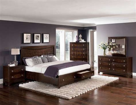 11+ Inspiring Dark Brown Bedroom Furniture With Color Wall Tile Gallery | Brown furniture ...