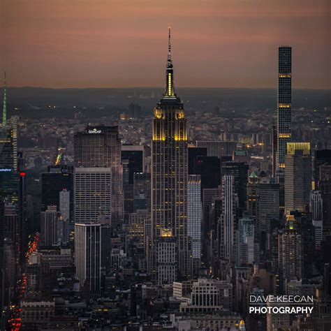 Buy "Empire State building at dusk" Photo by Dave Keegan