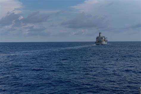 DVIDS - Images - USS Halsey Conducts Replenishment-at-sea Operations [Image 3 of 7]