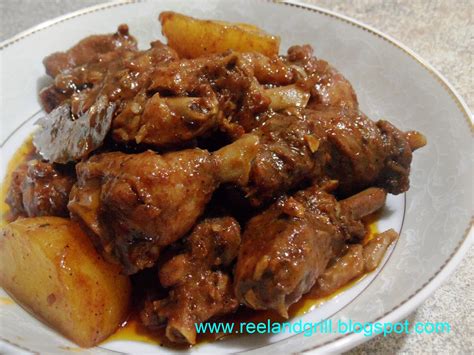 Reel and Grill: Adobong Manok Sa Tomato Sauce (Chicken Adobo with Tomato Sauce)