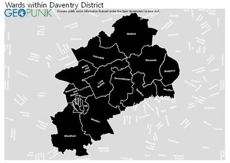 Map and Details for Daventry District Council Local Authority