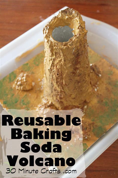 Reusable Baking Soda Volcano - Summer Survival - The Joys of Boys