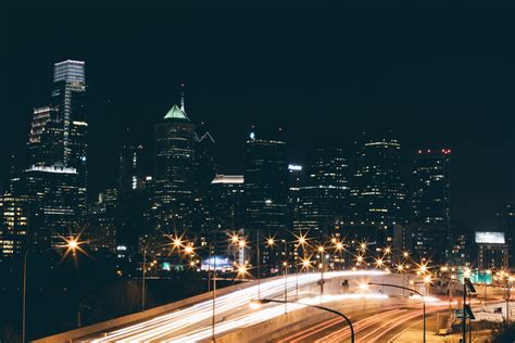 city, Lights, Road, Night, Cityscape, Philadelphia, 6k Wallpapers HD ...