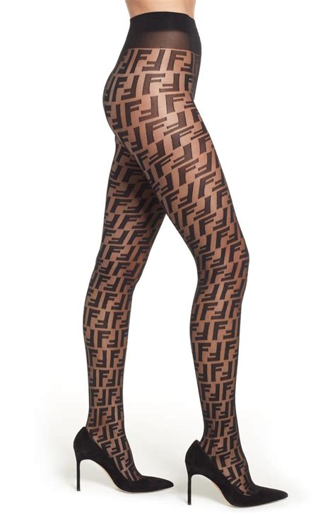 Fendi Double F Logo Tights | Nordstrom