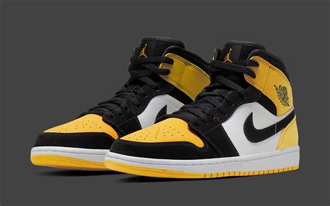 Available Now // Jordan Brand Drop a Mid-Cut "Yellow Toe" Air Jordan 1 ...