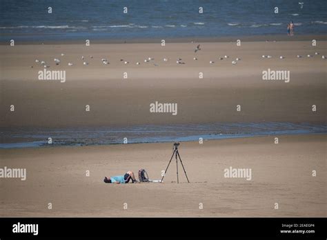 Rhyl beach hi-res stock photography and images - Alamy