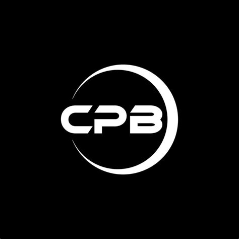 CPB letter logo design in illustration. Vector logo, calligraphy ...