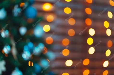 Premium Photo | Christmas lights bokeh