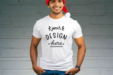 Christmas T-Shirt Mockup Graphic by Mockup · Creative Fabrica