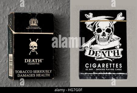 2000s UK Death Cigarettes Packaging Stock Photo - Alamy