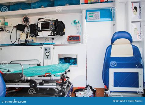 Ambulance Interior Stock Image - Image: 2816261