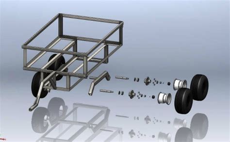 ATV Trailer Plans for a Walking Beam ATV Tub Trailer