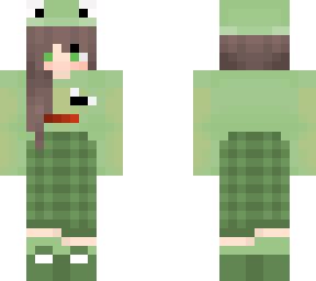 Frog girl | Minecraft Skin