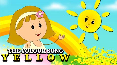 THE COLOR SONG | Nursery Rhyme & Kids Song | YELLOW - YouTube