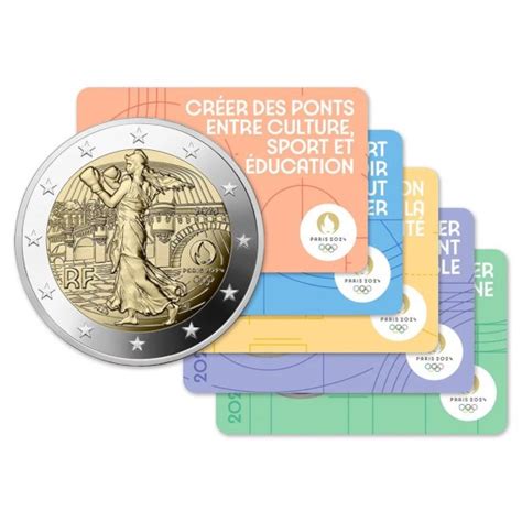 France 2 Euro "Olympics" 2023 Coincard