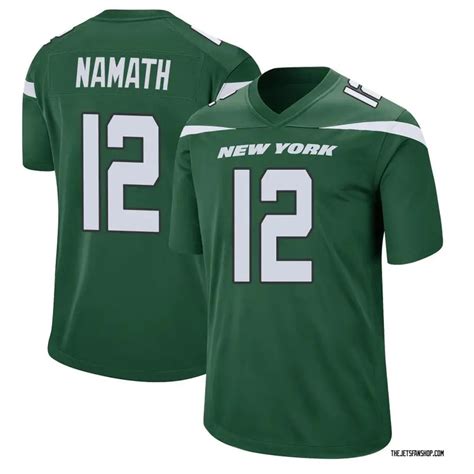 Nike Joe Namath New York Jets Youth Game Gotham Green Jersey