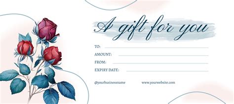 Business Gift Certificate Examples