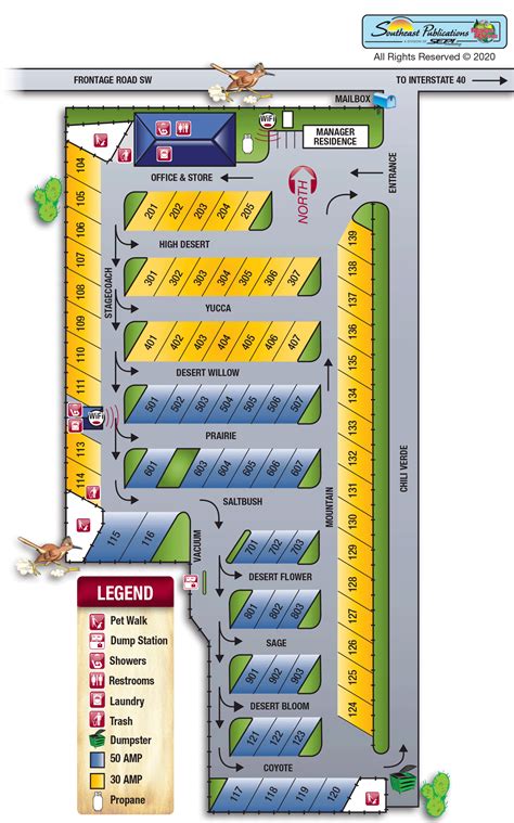 Site Map | High Desert RV Park