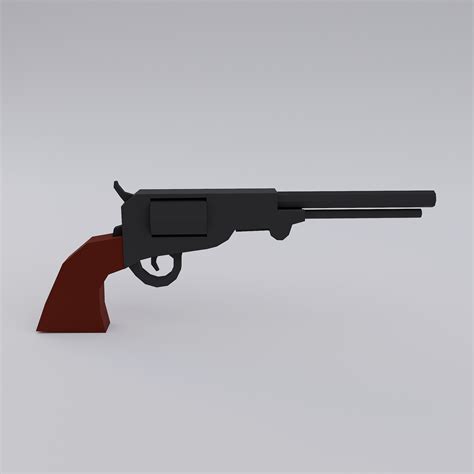 Kritrim Vault - Colt 1851 Navy revolver 3d model