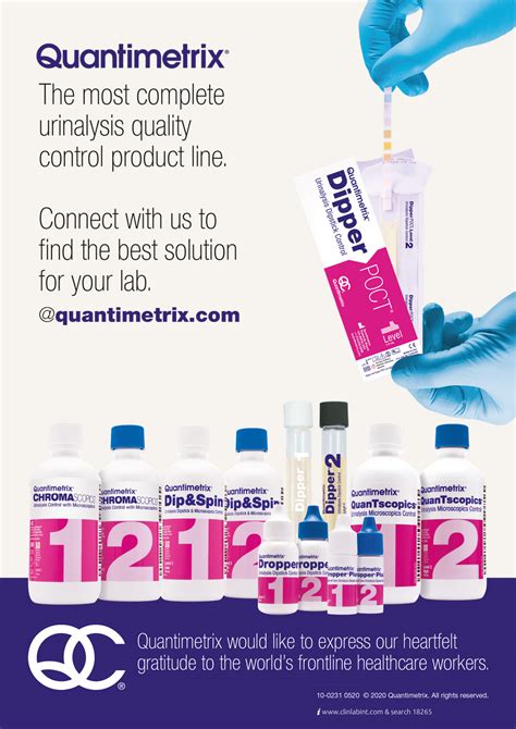 The most complete urinalysis quality control product line. - Clinical ...