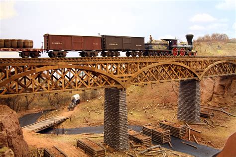 G scale scratch built Howe timber truss bridge - the MRH Forum