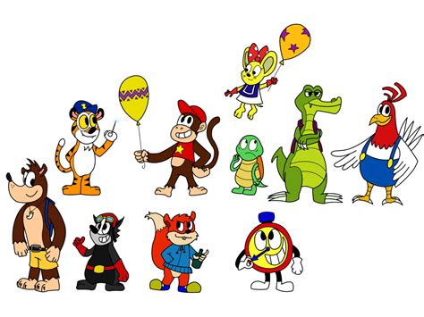 Diddy Kong Racing Characters - Printable Word Searches