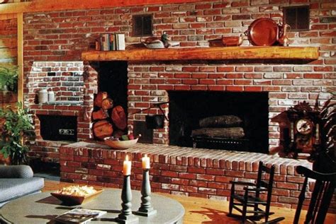 Vintage articles and more tagged 'brick fireplaces ' at Click Americana