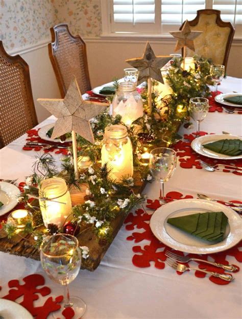 Décoration de table de Noël : 100+ idées fascinantes | Diy christmas ...