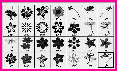 28 High-Resolution Flower Brushes for Photoshop | PHOTOSHOP FREE BRUSHES