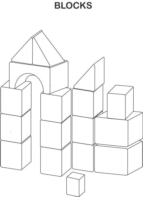 Lego Block Coloring Pages - Coloring Home