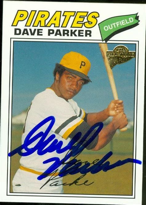 Autographed Dave Parker Cards | Authentic MLB Signed Dave Parker