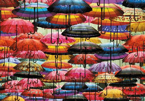 Umbrellas, 1000 Pieces, Piatnik | Puzzle Warehouse in 2020 | Colorful umbrellas, Umbrella ...