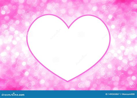 White Heart on Pink Background Stock Illustration - Illustration of creative, pattern: 149265867